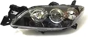 Headlight Assembly For Mazda 3 2006~2012 Car Headlight Assembly Headlamp With Day Running Lamp Front Whole Auto Light Assembly Sedan Headlamp Assembly(Left)