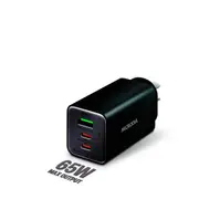 Microdia SmartCube Nano 65W Tri Port GaN Wall Charger Power Adapter Plug BLK