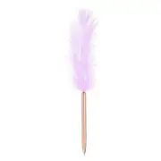 Feather Ballpoint Pens Bulk, Writing Pens Style 1, Purple/Rose Gold
