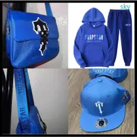 在飛比找蝦皮商城精選優惠-Trapstar 熱銷款藍色系列套裝斜背包/倫敦街頭時尚同款