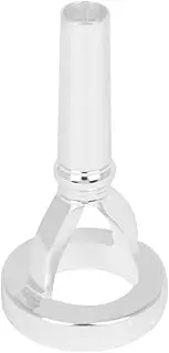 WHAMVOX Elegant Silver Tuba Mouth Brass Tuba Mouthpiece Accessory Replacement for Musical Instruments Smooth and Burr Surface Cost