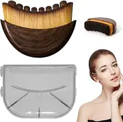 Dry Brushing Face Brush, Lymphatic Contour Face Brush, Chin & Jawline Sculpting, Lymphatic Drainage Massager for Face, Ergonomically Designed to Fit The Skin Precisely