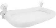 BESPORTBLE Cat Window Seat Suction Cup Hanging Bed Plush Cat Perch Sunbathing Platform No Drill for Ferret Kitten Puppy