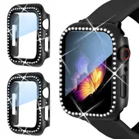 在飛比找momo購物網優惠-【IN7】Apple Watch Series 7單排鑲鑽手