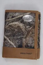 ZEP-PRO Ole Miss Rebels Realtree Max-5 Camo Trifold Wallet Tin Gift Box