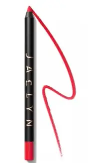 JACLYN Cosmetics Poutspoken Lip Liner - "NO RULES" Bold Red - Full Size - NIB