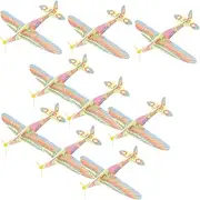 CORHAD 20 pcs Foam Airplane for Easy Throwing Glider Plane Outdoor Flying Fun for Safe for Playtime Activities