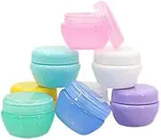 8PCS 30g Refillable Make-up Cosmetic Jars Empty Face Cream Lip Balm Lotion Storage Container Pot Case