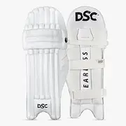 DSC KRUNCH 300 BATTING LEG GUARD - Youth RH| Material: PU Facing | For Intermediate-Advanced | Lightweight HDF | Breathable Mesh Bolsters | Extended Side Wing For Protection