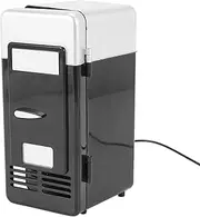 Josenidny USB Mini Fridge - 375ml Compact Countertop Refrigerator - Portable, Matte Black