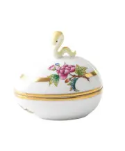 Herend Zodiac Small Box Snake Porcelain 19398