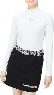[New Balance] 012-2267508 Women's Long Sleeve Mock Neck Shirt (Stretchable, Ribbon Back Collar), Golf
