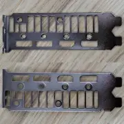 1Pcs For Asus 5600XT RX 5700 8G TUF GAMING I/O Shield Back Plate Blende Bracket