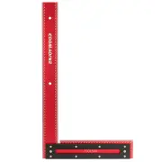 ENJOYWOOD 600mm Aluminum Alloy Carpenter Square Framing Square Right Angle Ruler for Woodworking Square Setting Marking
