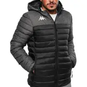 Kappa Mens Training Lamezio Black/ Grey Peformance Jacket