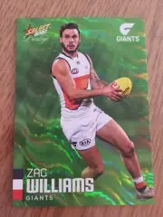 2020 Select Prestige AFL Green Parallel Zac Williams GWS Giants #005 Rare Low