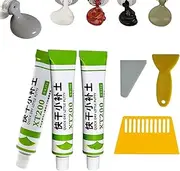 Gogolonge Fiberglass Boat Repair Paste,3Pcs XT200 Quick Dry Little Putty,Car Scratch Remover Touch Up Paste Fix Tools for Scratches,Cracks,Gouges (Gray)