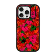 iPhone 16 Pro Impact Ring Stand Case MagSafe Compatible Hearts and Roses by Matthew Langille