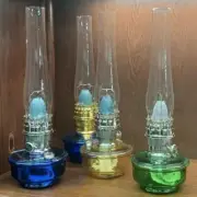 Aladdin Genie III Oil Lamp, Indoor Emergency Lighting, Glass Bowl, Metal Burner