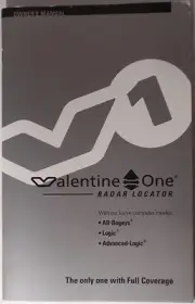 VALENTINE ONE 1 V1 Radar Laser Detector Original Owners Manual FREE SHIPPING