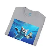 Purrvana Nevermind Tee – Cat-Inspired Tribute T-Shirt for Music & Cat Lovers