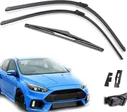 3 Pcs Car Front Window Windshield Wiper Blades Set 28"+28"+12",For,Ford,For Focus 3 Hatchback 2011 2012 2013 2014 2015 2016 2017