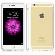 iPhone 6s Plus, 6 Plus case Bumper Case Cover Protective Frosted Hard White