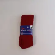 Score Red Soccer Socks King 10-13 Nylon Elastic Blend NWT Made in Mexico