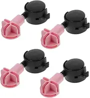 Didiseaon 4 Pcs Pet Carrier Replacement Wheels Swivel Casters for Dog Cat Cages Convenient Mobility Versatile Assembly for Dog Cat Crates Design