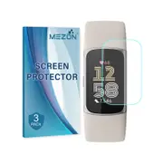 3 Pack MEZON Fitbit Charge 6 Ultra Clear TPU Film Screen Protectors