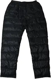 [A.D.ONE] A-D One Casual Pants, Lightweight Down Pants, Black, Black, M