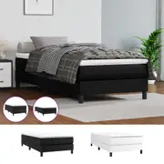 Box Spring Bed with Mattress Bed Base Bed Frame Bedroom Faux Leather vidaXL