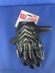 *WILSON SUPERGRIP FOOTBALL GLOVES * ADULT SIZE LARGE