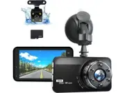 Ajvvf Dash Cam Front and Rear,Dashcam for Cars Front Full HD 1080P 170°Wide Angl