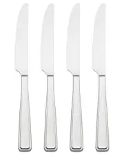 Oneida Reid Satin Dinner Knives, Set Of 4