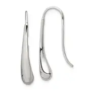 Sterling Silver Teardrop Wire Earrings