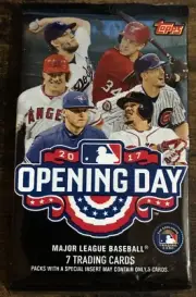 2017 Topps Opening Day MLB Factory Sealed Hobby Pack *Aaron Judge Rookie?*