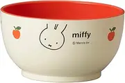 Kaneshotouki Dick Bruna Dishwasher Microwave Tableware Miffy Goods Approx. 4.7 inches (12 cm) Apple Pattern Made in Japan White Bowl