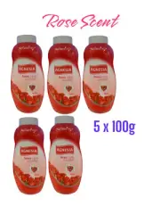 5 x 100g Agnesia Hygiene Dusting Powder Rose Scent Hygiene Care Powder