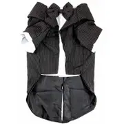 Dog Pet Tuxedo Costume Wedding Suit Black Bow Tie collared shirt S – 4XL