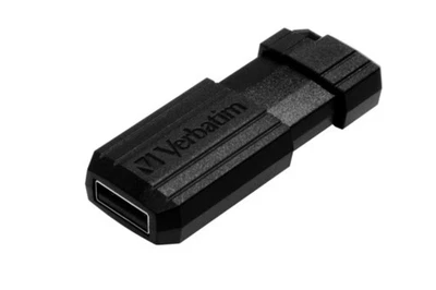 Verbatim 32GB USB Flash Drive – PinStripe, Black, USB 2.0