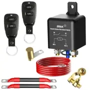 Top Post Remote Battery Disconnect Switch 12v 250A, Battery Cut Off Switch Up...