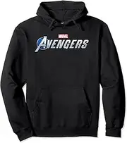 [Marvel] The Avengers Silver Logo Pullover Hoodie