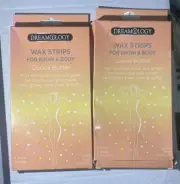 Wax Strips For Bikini And Body By Dreamology 2 Boxes (Set) 8 Strips 4 Wipes