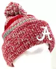 NEW Alabama Crimson Tide Roll Tide Zephyr Cuffed Knit Pom Beanie Hat Red OSFM