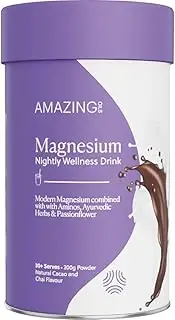Magnesium Nightly Wellness Drink - Cacao & Chai - 200g - Amazing Oils