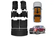 3D Floor Mats Boot Liners for Ford Everest SUV 2015-2022 All Weather Heavy Duty Cargo Car Trunk Luggage Tray