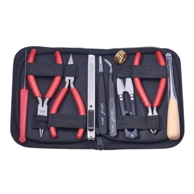 Jewelry Making Tools Round Nose Side Cutting Pliers Scissor Vernier Tape 1 Set
