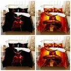 Hellboy Quilt Doona Duvet Cover Bedding Pillowcases Set Single Double Queen King