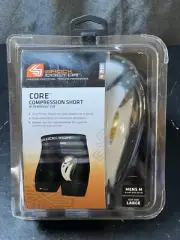 New!! Shock Doctor MEN'S Core COMPRESSION SHORTS BIOFLEX Cup Size Medium 32-34